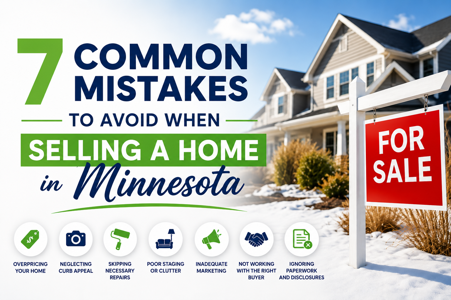 7 Common Mistakes to Avoid When Selling a Home in Minnesota